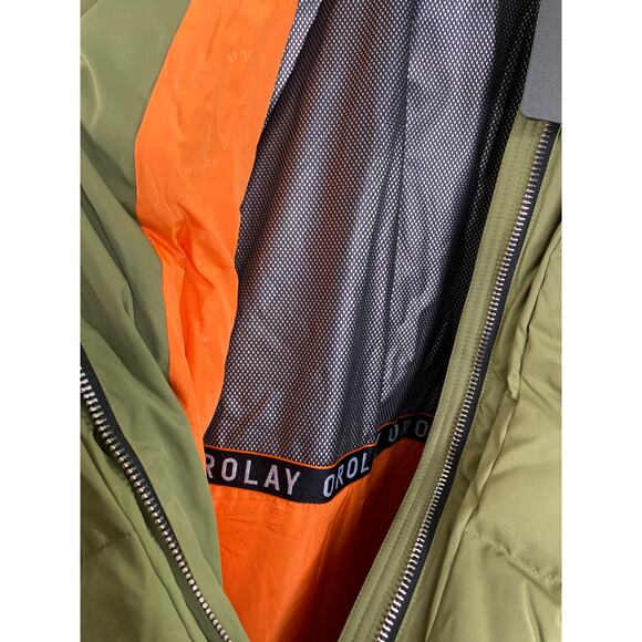 OROLAY Green Zip Front Thickened Down Coat Jacket Women's Plus Size 2XL NWT - Picture 8 of 16